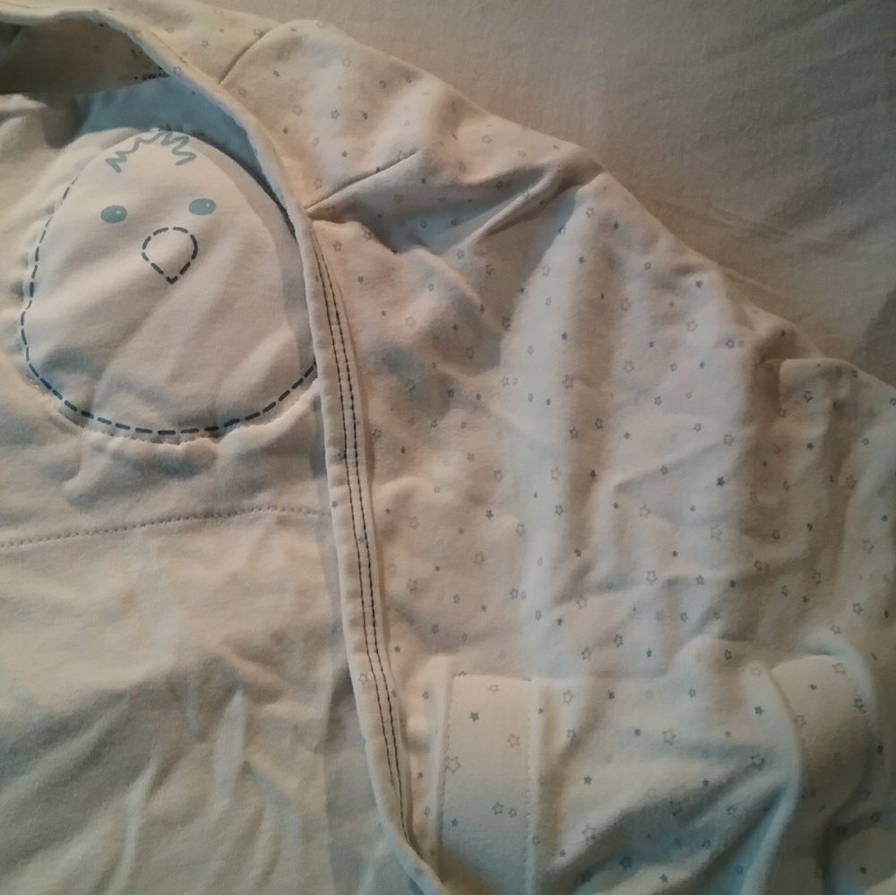Nested Bean velcro weighted swaddle